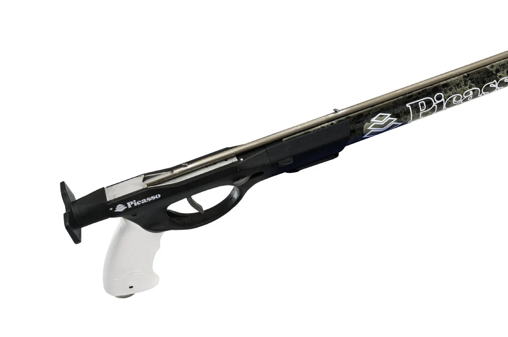 Picasso Magnum Rail Speargun - Green Camo With 7mm Spear - Image 4